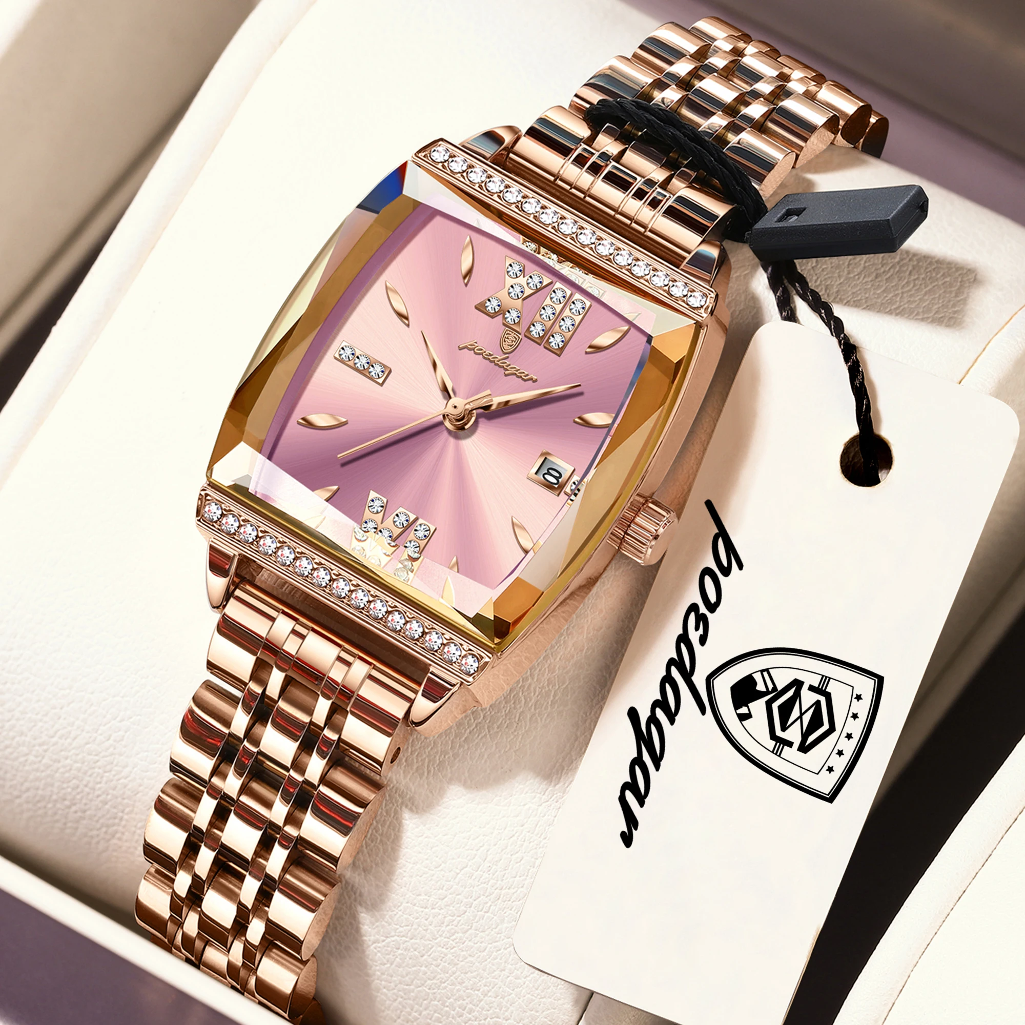 POEDAGAR Youth Luxury Woman Wristwatch Waterproof Date Fashion Ladies Clock Stainless Steel Quartz Elegant Women's Watches Reloj
POEDAGAR Youth Luxury Woman Wristwatch Waterproof Date Fashion Ladies Clock Stainless Steel Quartz Elegant Women's Watches Reloj