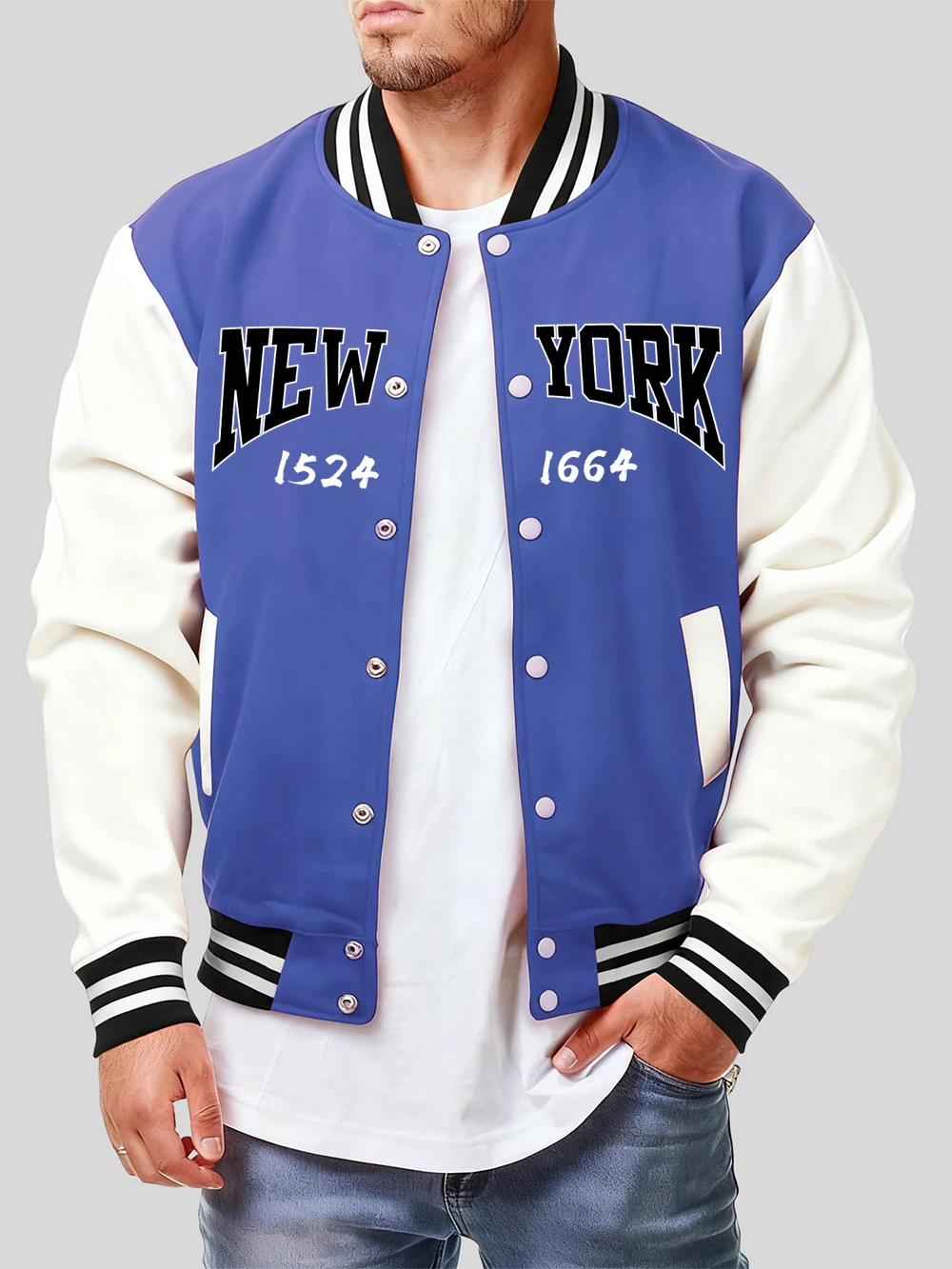 New York 1524 Letter Prints Cotton Jackets Mens Basics Loose Baseball Jersey Winter Fleece Warm Coats Street Pocket Male Clothes
New York 1524 Letter Prints Cotton Jackets Mens Basics Loose Baseball Jersey Winter Fleece Warm Coats Street Pocket Male Clothes