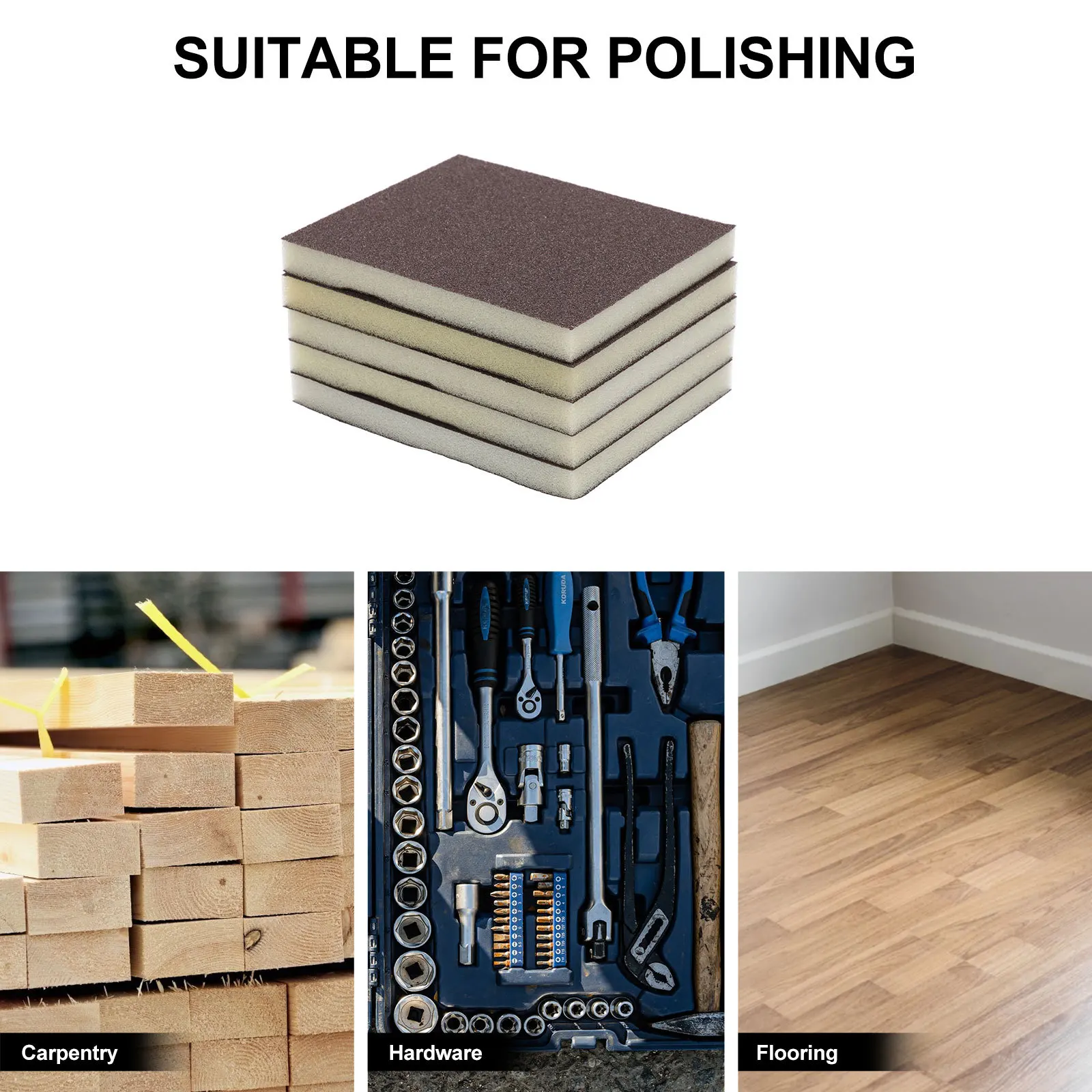 15Pcs Assorted Sanding Blocks Sponge Wet Dry Sandpaper Sheets for Wood Furniture Polishing Fine Grit Sandpaper Pads
15Pcs Assorted Sanding Blocks Sponge Wet Dry Sandpaper Sheets for Wood Furniture Polishing Fine Grit Sandpaper Pads