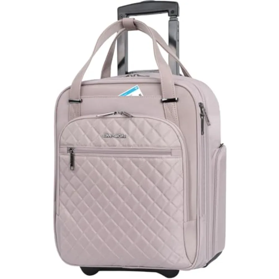 Underseat Carry On Wheeled - 16" Carry on Bag with Wheels Multi-functional Lightweight Rolling Bag Overnight Weekender Small Su
Underseat Carry On Wheeled - 16" Carry on Bag with Wheels Multi-functional Lightweight Rolling Bag Overnight Weekender Small Su