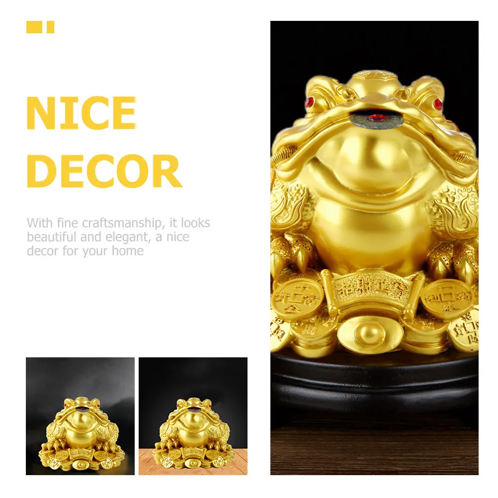 2Pcs Wealth Frogs Money Toad Statues Premium Resin Desktop Ornament Office Decoration for Cash Register Office Desk
2Pcs Wealth Frogs Money Toad Statues Premium Resin Desktop Ornament Office Decoration for Cash Register Office Desk