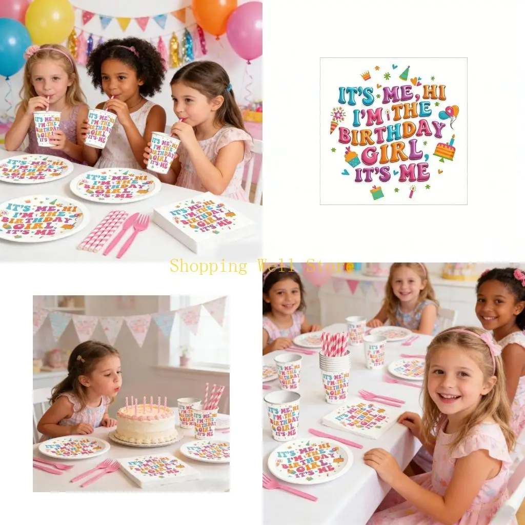 KX4B Girls Birthday Party Set White Cardstock For Creative Themed instances
KX4B Girls Birthday Party Set White Cardstock For Creative Themed instances