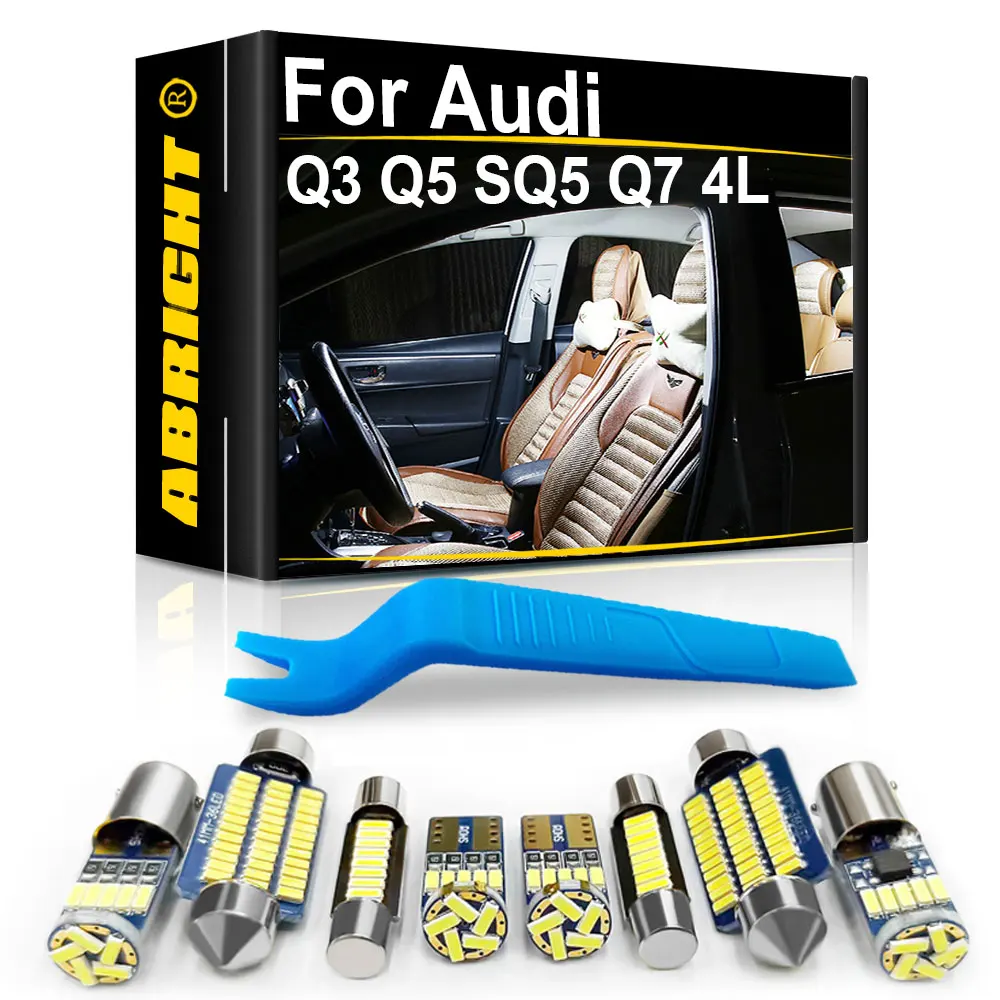 For Audi Q3 8U Q5 8R SQ5 Q7 4L 2007 2010 2011 2012 2014 2015 2017 2018 2019 Sportback Accessories Canbus Car LED Interior Light
For Audi Q3 8U Q5 8R SQ5 Q7 4L 2007 2010 2011 2012 2014 2015 2017 2018 2019 Sportback Accessories Canbus Car LED Interior Light