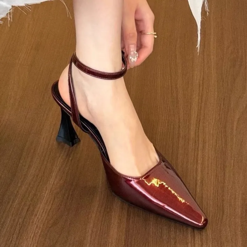 New Style High Heels Women Pumps Pointed Toe Slingbacks Lace Mesh Hollow Outs Party Shoes Woman Cup Heels Summer Sandals Woman
New Style High Heels Women Pumps Pointed Toe Slingbacks Lace Mesh Hollow Outs Party Shoes Woman Cup Heels Summer Sandals Woman