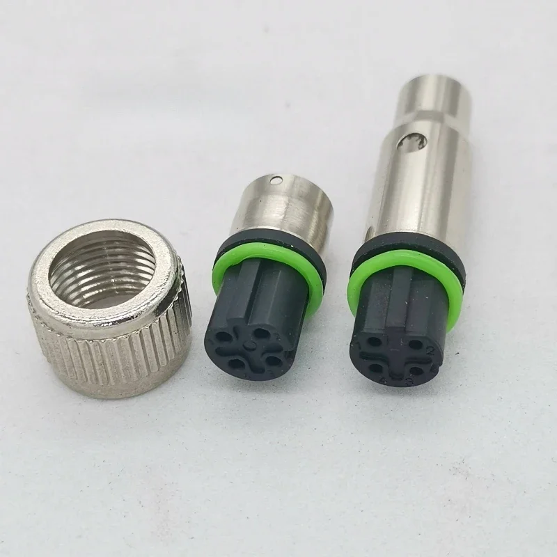 M12 D-Code 4-Pin Connector - IP67 Waterproof Brass/Ni-Gold Plug (Long Shield)
M12 D-Code 4-Pin Connector - IP67 Waterproof Brass/Ni-Gold Plug (Long Shield)