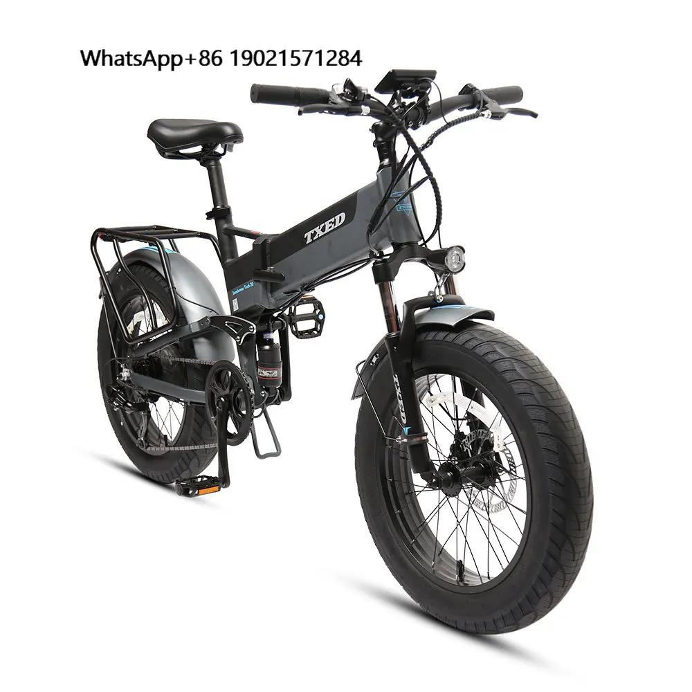 For TXED 500W Motor 20\" Wheel 13ah 48v Lithium Battery Fat Tire LCD Display Dual Suspension Electric Folding Bike with Disc Dau
For TXED 500W Motor 20\" Wheel 13ah 48v Lithium Battery Fat Tire LCD Display Dual Suspension Electric Folding Bike with Disc Dau