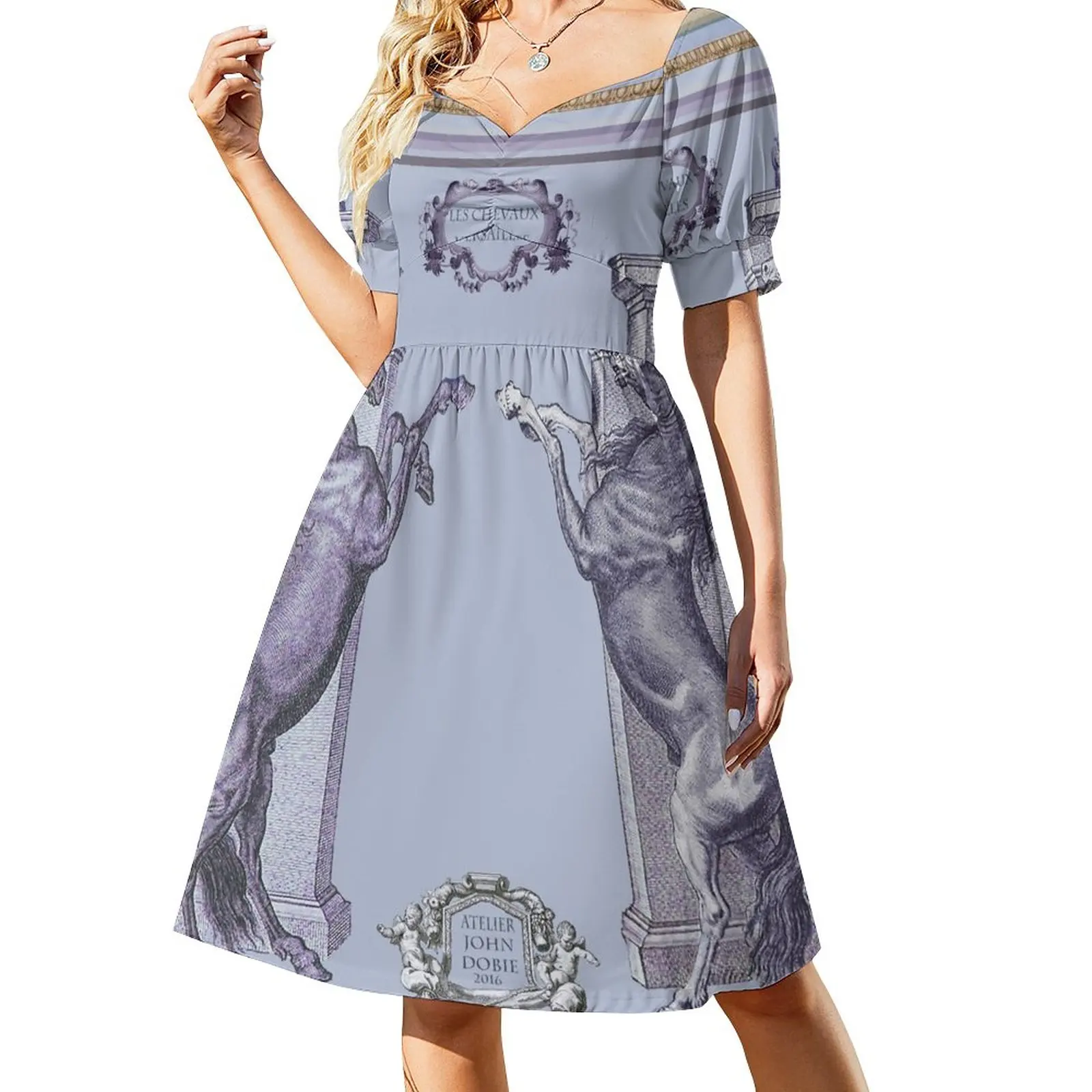 Royal Horses of Versailles, Blue Dress summer outfits for women 2023 Women's summer skirt
Royal Horses of Versailles, Blue Dress summer outfits for women 2023 Women's summer skirt