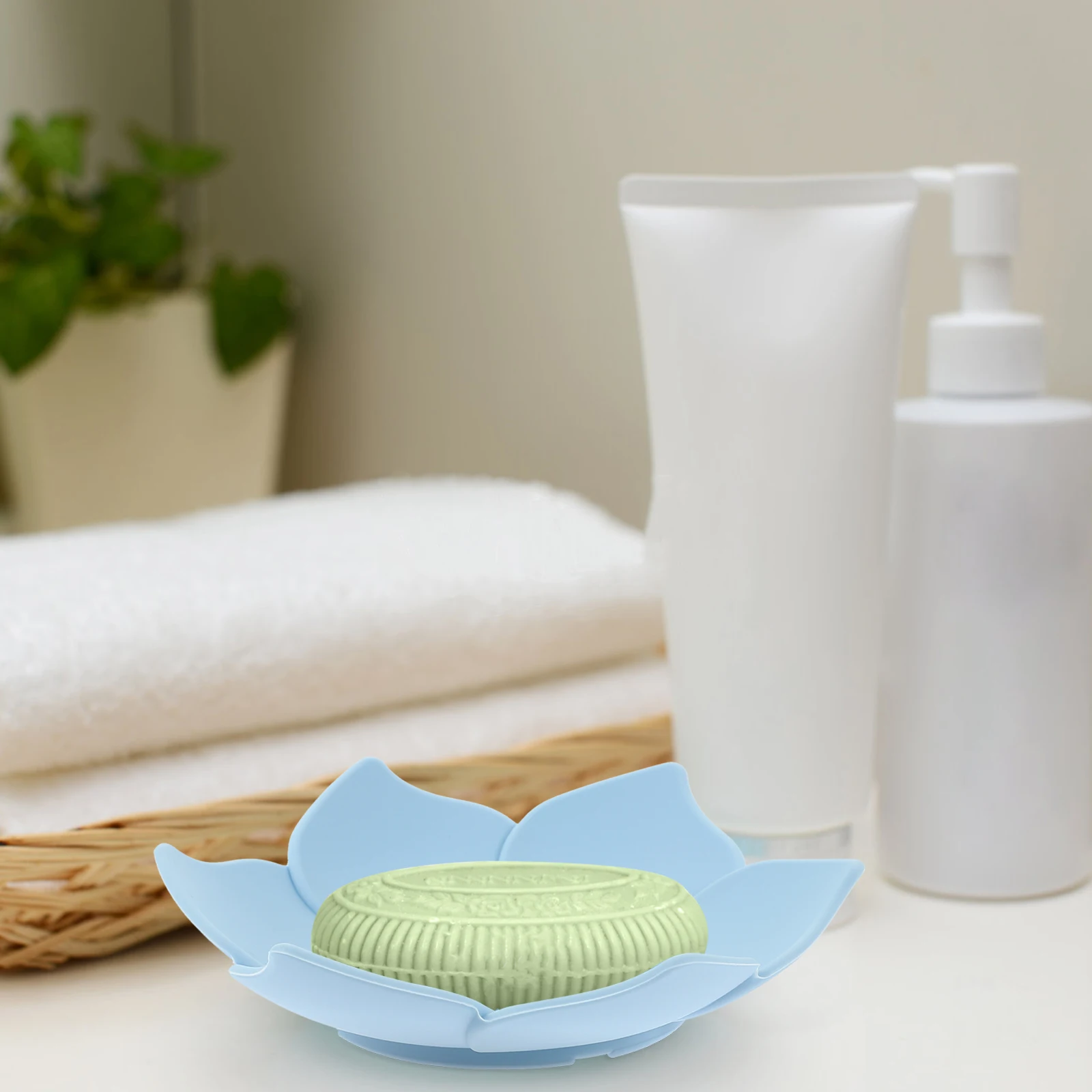 2pcs Silicone Flower Holder Self-Draining Dish Holder For Bathroom Creative Storage Tray Drain Spout Household Rack Container
2pcs Silicone Flower Holder Self-Draining Dish Holder For Bathroom Creative Storage Tray Drain Spout Household Rack Container