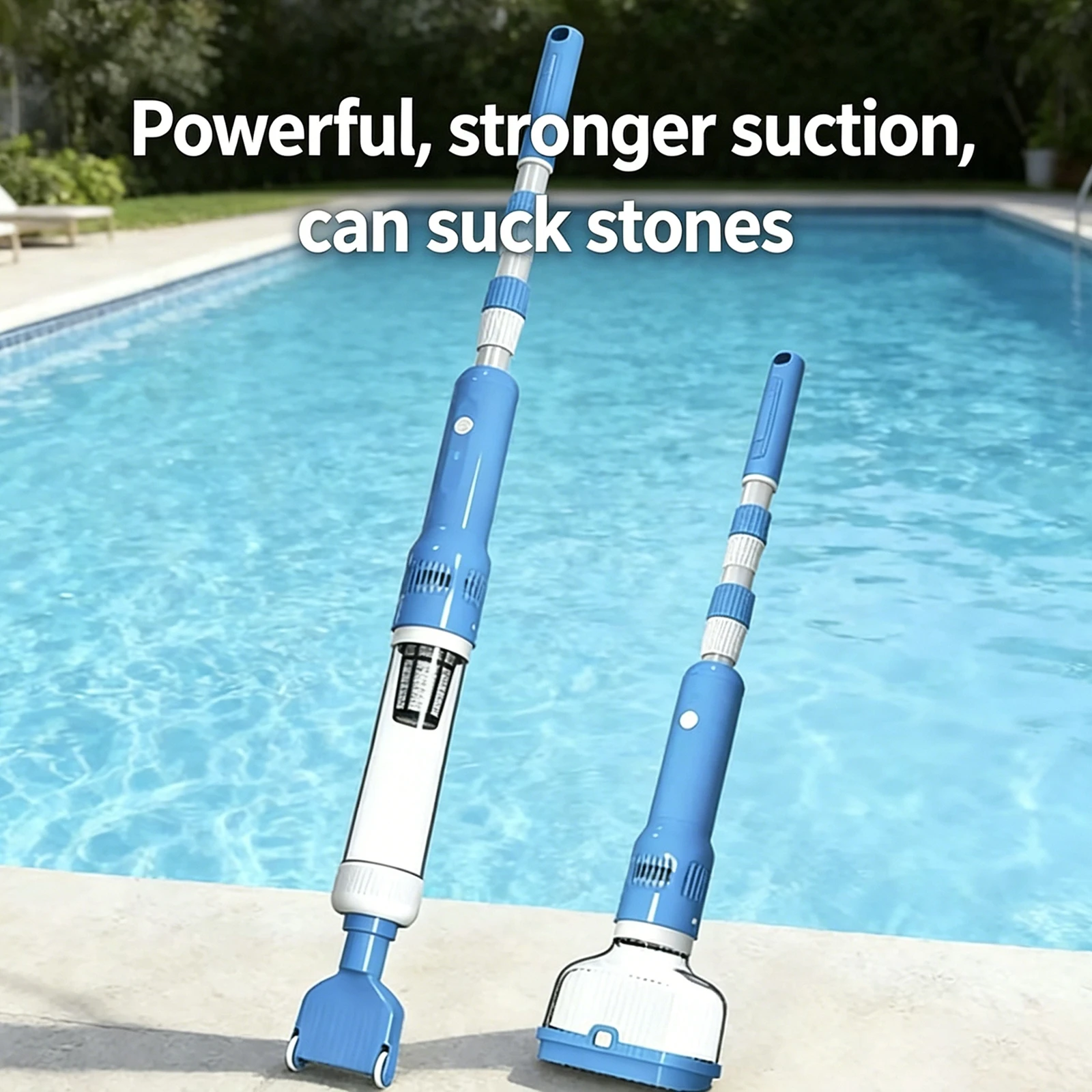 Cordless 3-in-1 Handheld Rechargeable Pool Vacuum Cleaner for Outdoor Swimming Pools Bathtubs Fish Ponds and Swimming Pools
Cordless 3-in-1 Handheld Rechargeable Pool Vacuum Cleaner for Outdoor Swimming Pools Bathtubs Fish Ponds and Swimming Pools