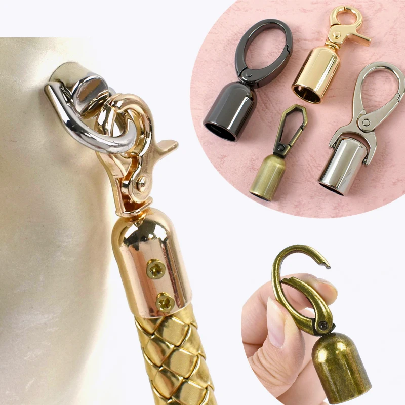 5Pcs Meetee Metal Tassel End Cap Clasps Bag Handle Connector Snap Hooks Cord Stoppers for Handbag DIY Craft Making Accessories
5Pcs Meetee Metal Tassel End Cap Clasps Bag Handle Connector Snap Hooks Cord Stoppers for Handbag DIY Craft Making Accessories