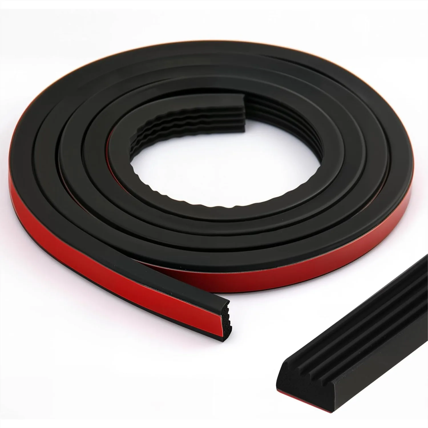 Ribbed Bulkhead Seal Strip 3/5 in x 65 in Self-Adhesive EPDM Foam Rubber for Tonneau Cover, RV, Boat, Truck, Garage Door
Ribbed Bulkhead Seal Strip 3/5 in x 65 in Self-Adhesive EPDM Foam Rubber for Tonneau Cover, RV, Boat, Truck, Garage Door