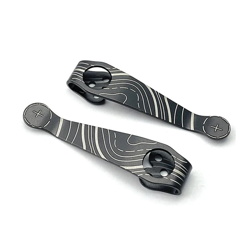 AB47-Custom Hand Made Titanium Deep Carry Pocket Clip For Spyderco Knives, It's Made Of 6Al-4V Titanium
AB47-Custom Hand Made Titanium Deep Carry Pocket Clip For Spyderco Knives, It's Made Of 6Al-4V Titanium