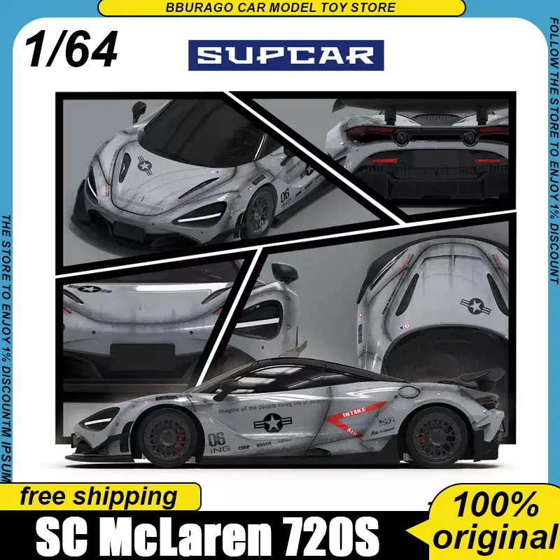 Pre-Sale Supcar 1:64 Mclaren 720s Diecast Car Model Aviation Themed Livery Replica Collectible Ornament For Supercar Enthusiasts
Pre-Sale Supcar 1:64 Mclaren 720s Diecast Car Model Aviation Themed Livery Replica Collectible Ornament For Supercar Enthusiasts