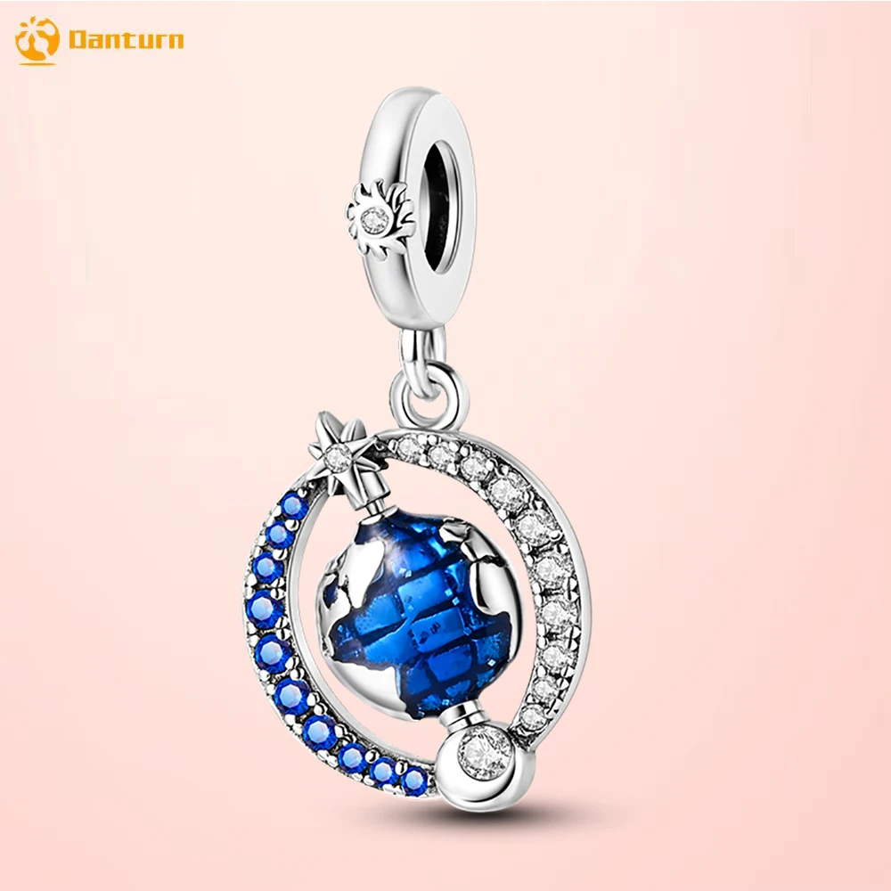 Danturn 925 Sterling Silver Beads Flip the Globe Dangle Charm fit Original Pandora Bracelets for Women Jewelry Making Gift
Danturn 925 Sterling Silver Beads Flip the Globe Dangle Charm fit Original Pandora Bracelets for Women Jewelry Making Gift