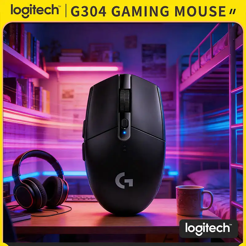 Logitech G304 LIGHTSPEED Wireless Mouse 12000 DPI HERO Sensor 1ms Latency 250hr Battery Programmable Buttons PC Laptop Gamers
Logitech G304 LIGHTSPEED Wireless Mouse 12000 DPI HERO Sensor 1ms Latency 250hr Battery Programmable Buttons PC Laptop Gamers