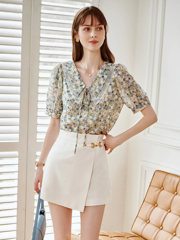 OLrain Women Blouses 2025 Summer French Senior Wear Floral Chiffon Shirts Fashion Temperament Age-reducing Retro Tops O21XX51935
OLrain Women Blouses 2025 Summer French Senior Wear Floral Chiffon Shirts Fashion Temperament Age-reducing Retro Tops O21XX51935