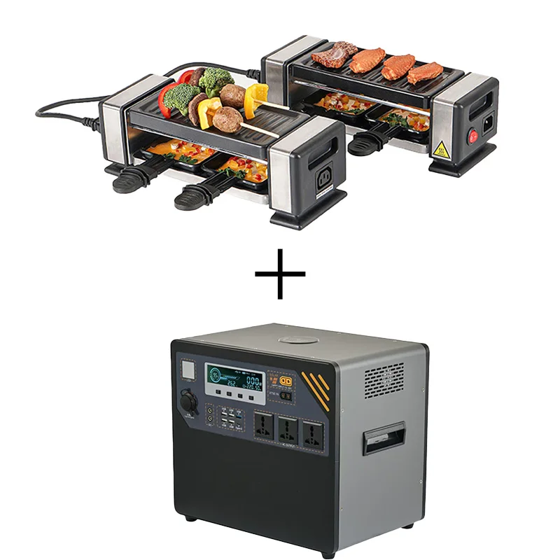 Outdoor Non-Stick Electric BBQ Grills for Pork Chop Chicken Steak Baking 2KWH Power Bank Carbon Steel for Household Use for
Outdoor Non-Stick Electric BBQ Grills for Pork Chop Chicken Steak Baking 2KWH Power Bank Carbon Steel for Household Use for