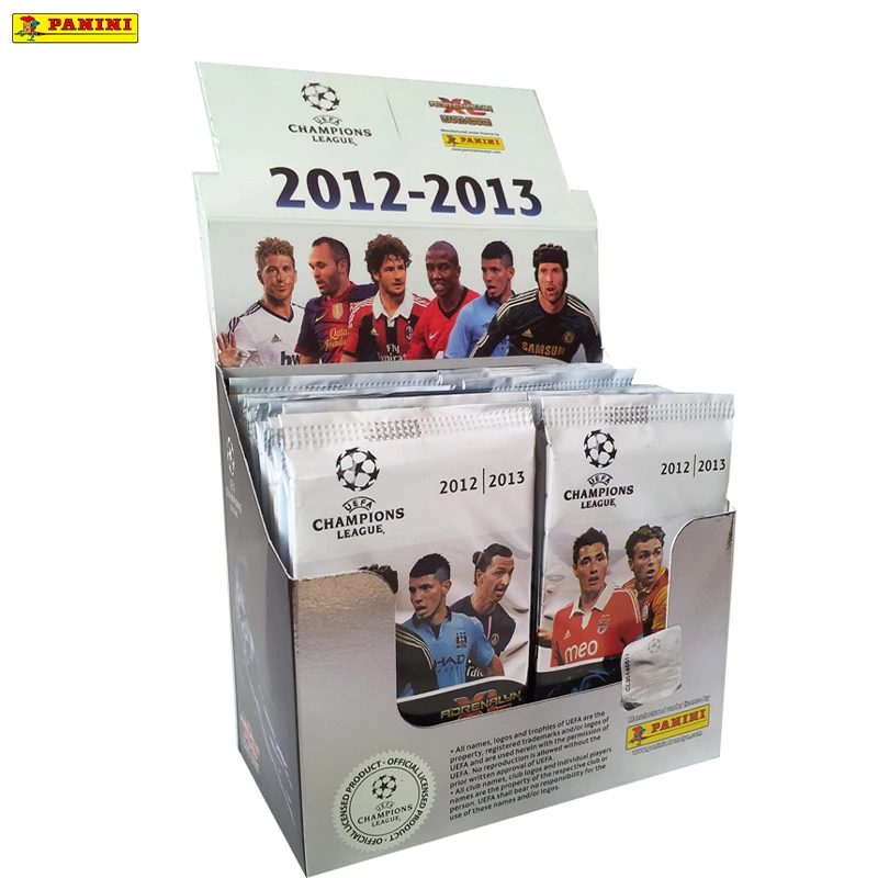 Дисплей Panini ADRENALYN XL для футбольной торговли CHAMPIONS LEAGUE 2012/2013 DISPLAY BOX 50 ПАКЕТОВ
Дисплей Panini ADRENALYN XL для футбольной торговли CHAMPIONS LEAGUE 2012/2013 DISPLAY BOX 50 ПАКЕТОВ