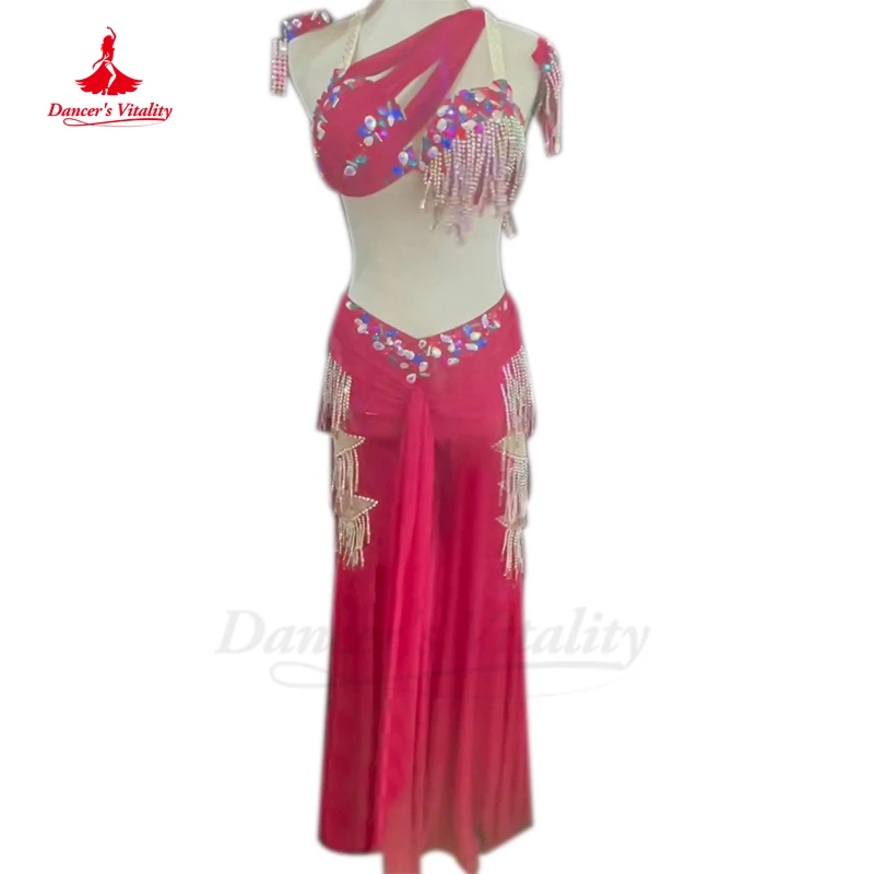 Belly Dance Performance Costume Suit AB Stones Bra Top+split Trousers+accessories Customsized Children Adult Bellydancing Set
Belly Dance Performance Costume Suit AB Stones Bra Top+split Trousers+accessories Customsized Children Adult Bellydancing Set