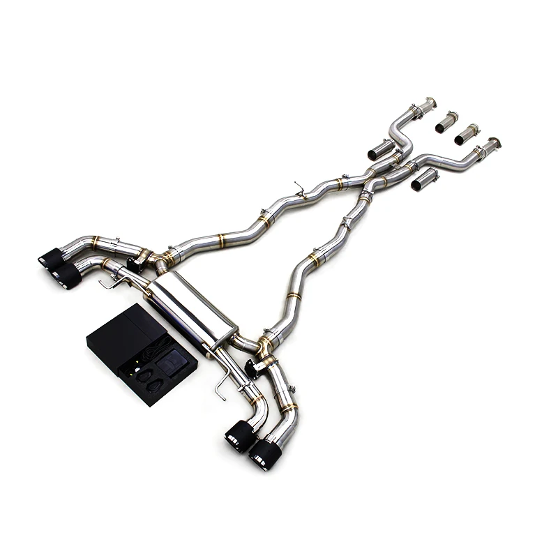 SUS304 Exhaust Pipe System For BMW M8 F91 F92 F93 LCI 4.4T 2019-2024 Valvetronic Muffler With Electronic Valve Controller
SUS304 Exhaust Pipe System For BMW M8 F91 F92 F93 LCI 4.4T 2019-2024 Valvetronic Muffler With Electronic Valve Controller