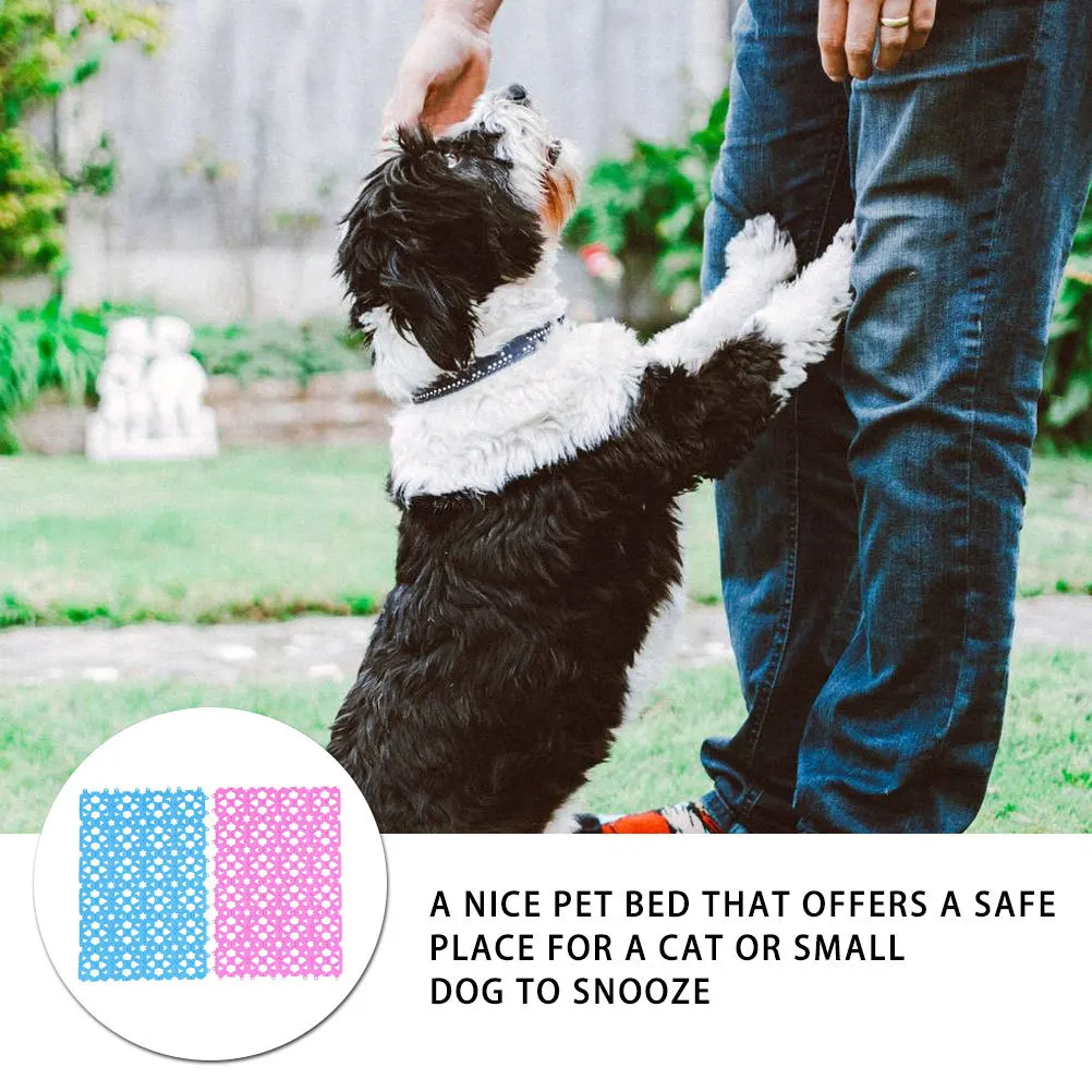 2 pcs Cat Dog Pad Non Slip Washable Pet Feet Mat Hollow Cage Pad For Rabbit Guinea Pig Chinchilla Hamster Small Pets Bathroom
2 pcs Cat Dog Pad Non Slip Washable Pet Feet Mat Hollow Cage Pad For Rabbit Guinea Pig Chinchilla Hamster Small Pets Bathroom