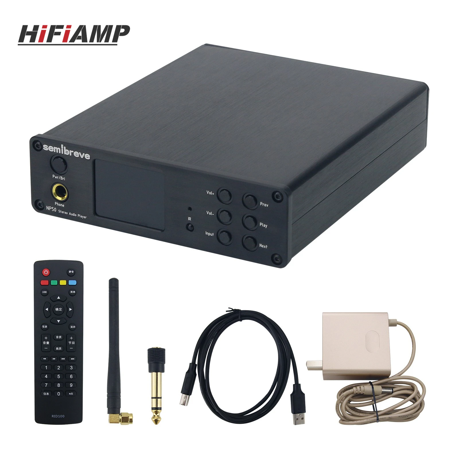 Semibreve NP50 Lossless Audio Decoder Bluetooth5.3 Headphone Amplifier AK4499EXEQ DAC
Semibreve NP50 Lossless Audio Decoder Bluetooth5.3 Headphone Amplifier AK4499EXEQ DAC