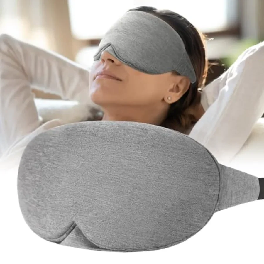 Cotton Sleep Eye Mask - Travel Eye Mask for Sleeping Airplane Blackout Eye Covers for Long Flight Essentials Accessories, Comfo
Cotton Sleep Eye Mask - Travel Eye Mask for Sleeping Airplane Blackout Eye Covers for Long Flight Essentials Accessories, Comfo