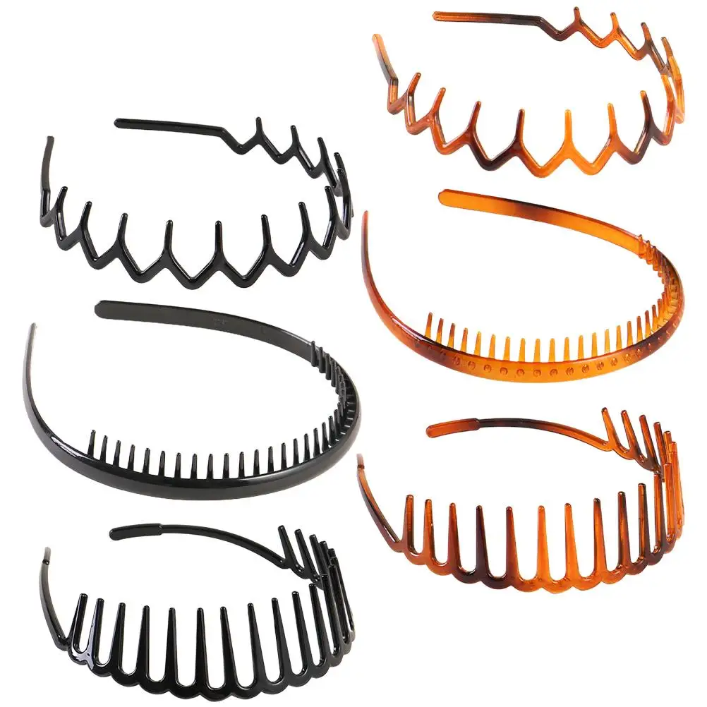 6PCS Elastic Hoops Headbands Unisex Wavy Hair Clasp Practical for Fashionable Hair Hoops Washing Face Salon Use
6PCS Elastic Hoops Headbands Unisex Wavy Hair Clasp Practical for Fashionable Hair Hoops Washing Face Salon Use