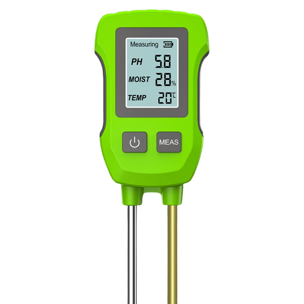 3 in 1 Moisture Temperature Test Meter with Backlight Soil Water Moisture Light Test Meter LCD Digital for Garden Plant Seeding
3 in 1 Moisture Temperature Test Meter with Backlight Soil Water Moisture Light Test Meter LCD Digital for Garden Plant Seeding