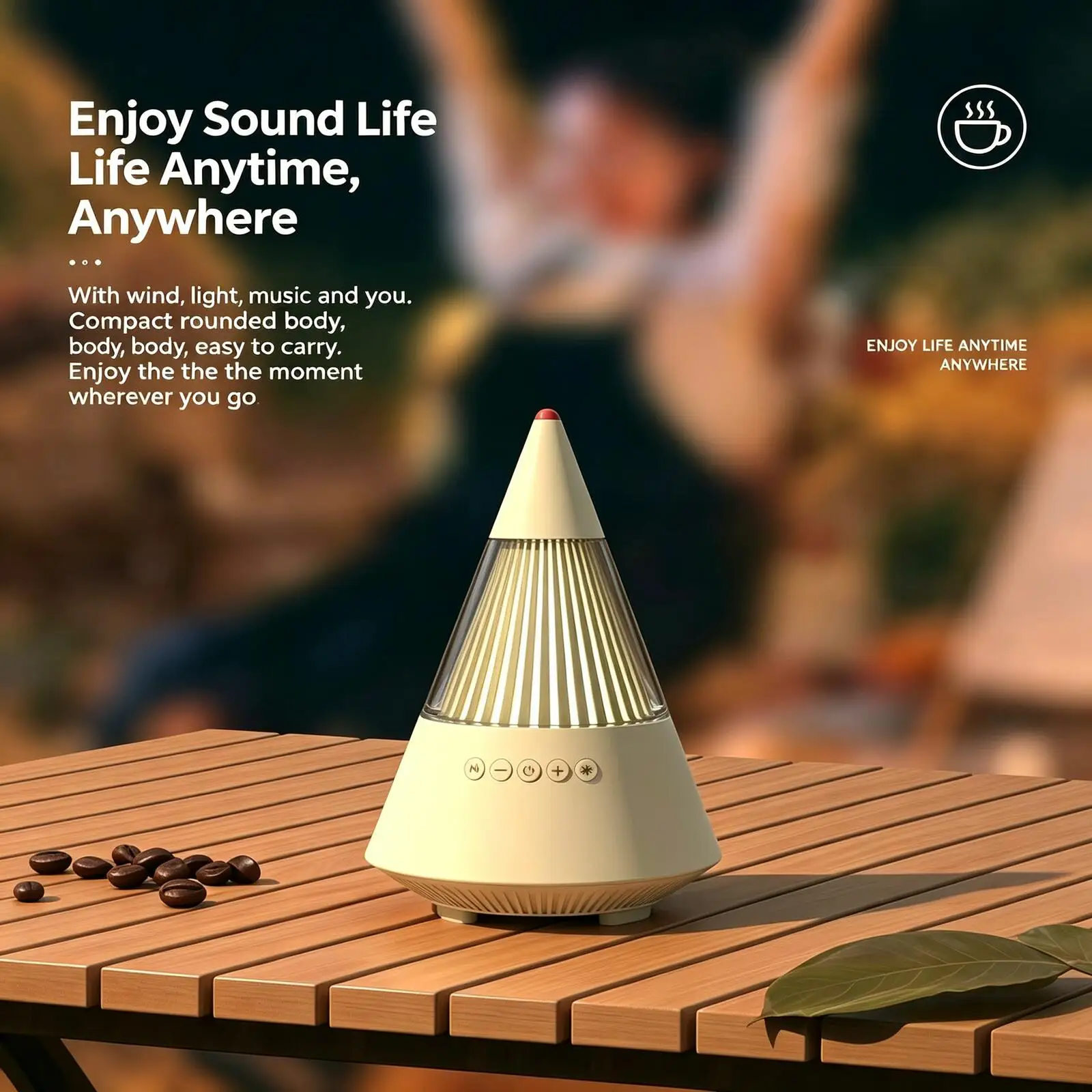 Cone Bluetooth Speaker RGB Light Bluetooth 5.3 Low Latency Portable 7H Playback Hands-free Call Bedroom Desk Decor Music Gift
Cone Bluetooth Speaker RGB Light Bluetooth 5.3 Low Latency Portable 7H Playback Hands-free Call Bedroom Desk Decor Music Gift