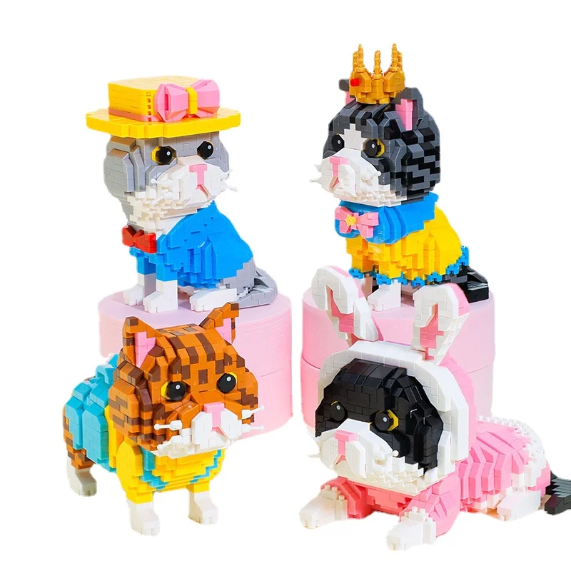 Balody Mini Blocks Toys Fashion Cat Cute Animal Small Bricks Fun Kids Gifts Birthday Girls Present Pet Shop Decoration 18406
Balody Mini Blocks Toys Fashion Cat Cute Animal Small Bricks Fun Kids Gifts Birthday Girls Present Pet Shop Decoration 18406