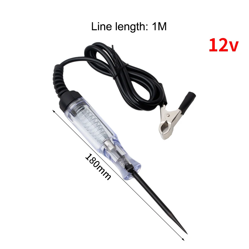 【CR】New DC Voltage Continuity Tester Car Test Auto Light Tool Circuit Lead Probe Pen Bulb Automobile Diagnostic Tools
【CR】New DC Voltage Continuity Tester Car Test Auto Light Tool Circuit Lead Probe Pen Bulb Automobile Diagnostic Tools