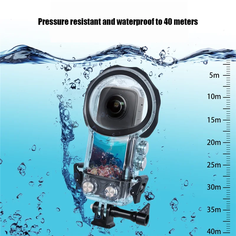 ABSQ-Dive Case For Insta360 X3 Invisible Waterproof Case,360° Panorama Camera Accessory, Dive Case With 40M Depth
ABSQ-Dive Case For Insta360 X3 Invisible Waterproof Case,360° Panorama Camera Accessory, Dive Case With 40M Depth