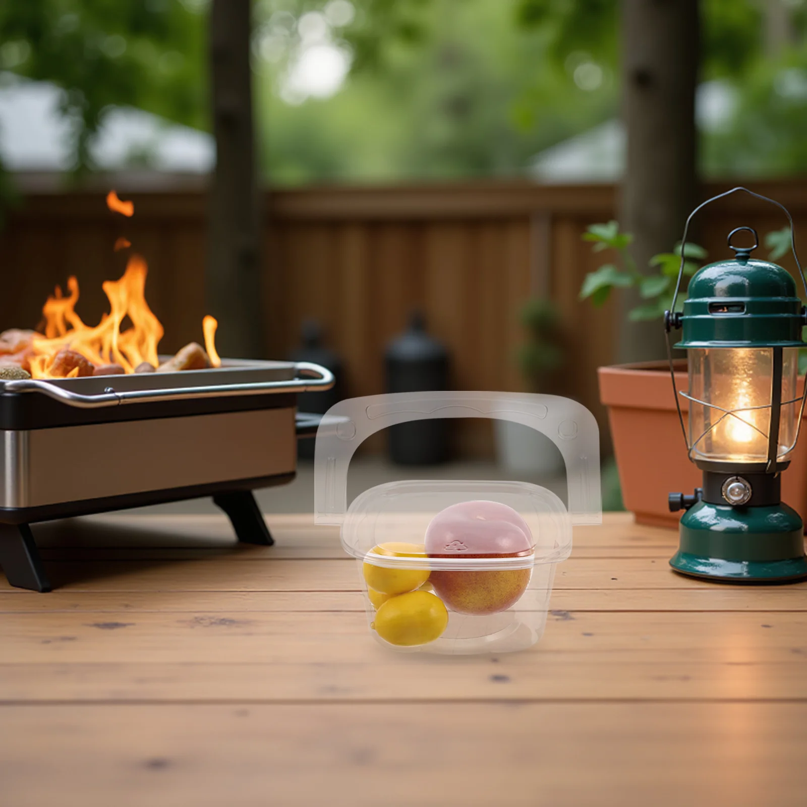 50Pcs Transparent Fruit Container with Handle Plastic Food Box for Snacks Desserts Cake Slices Outdoor Use Fruit Snack Box
50Pcs Transparent Fruit Container with Handle Plastic Food Box for Snacks Desserts Cake Slices Outdoor Use Fruit Snack Box