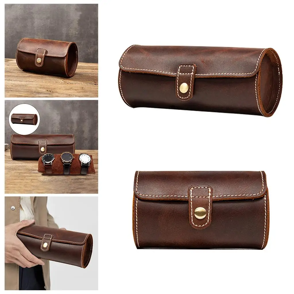 Watch Roll Travel Case Portable Watch Rolls Box 3 Watch Display for Man
Watch Roll Travel Case Portable Watch Rolls Box 3 Watch Display for Man