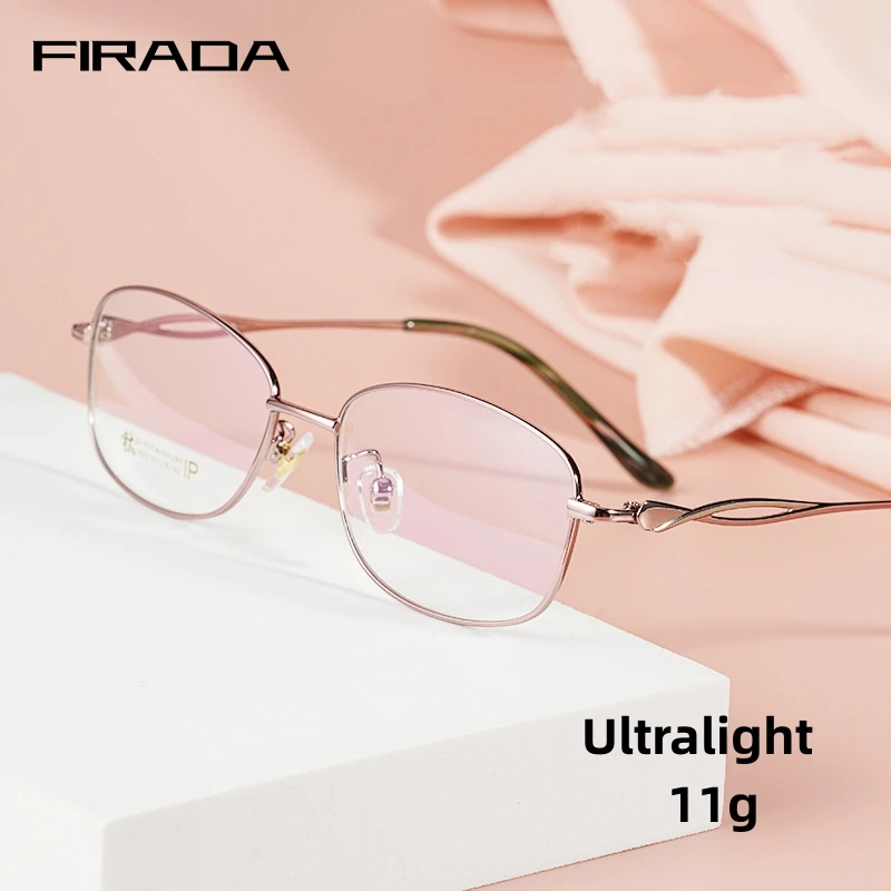 FIRADA Fashion Eyeglasses Comfortable Vintage Metal Oval Eyewear Large Size Optical Prescription Glasses Frame For Women 3520X
FIRADA Fashion Eyeglasses Comfortable Vintage Metal Oval Eyewear Large Size Optical Prescription Glasses Frame For Women 3520X