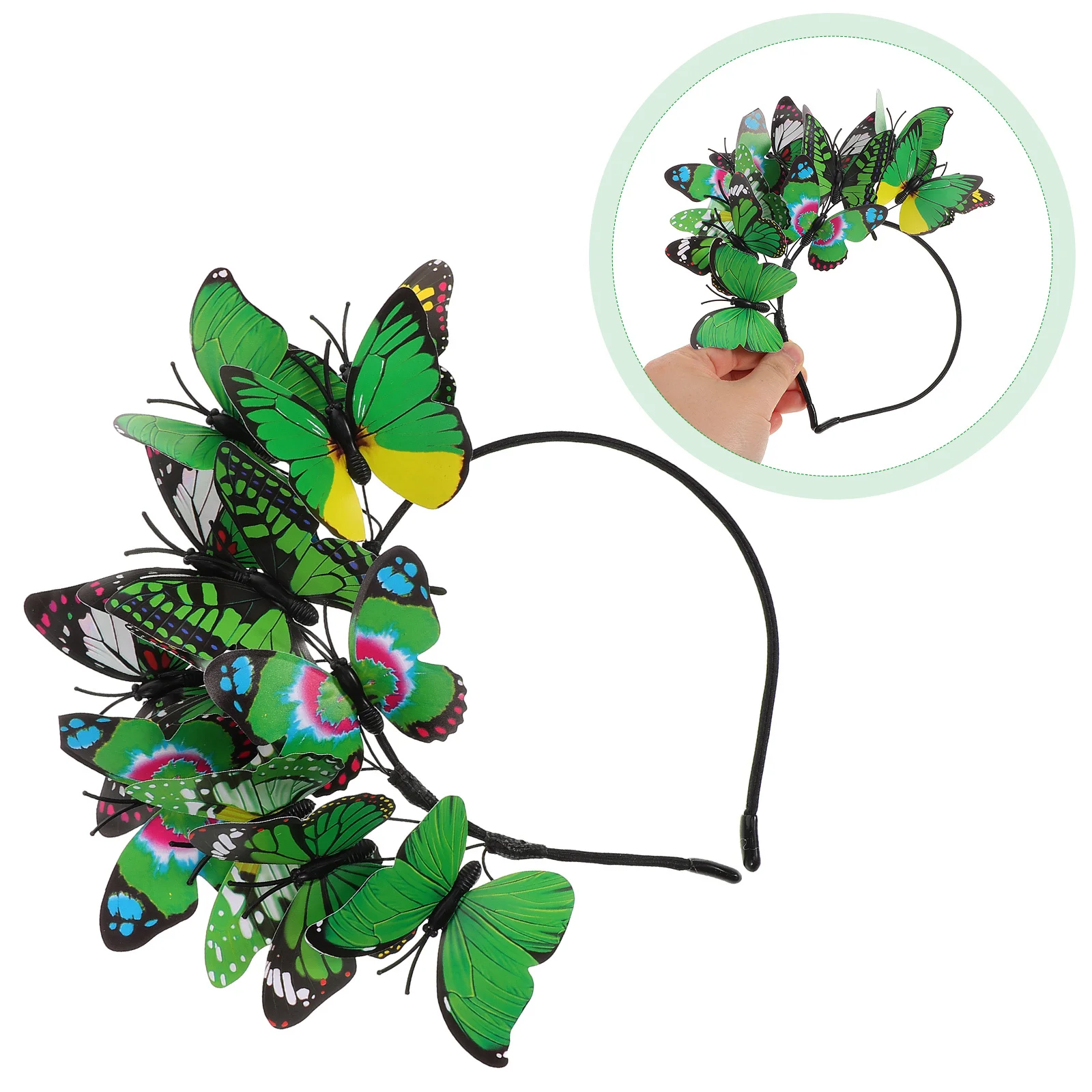 Green Butterfly Headband Retro Bridal Hair Accessory Wedding Photoshoot Festival Party Floral Crown Wedding Party Hairband
Green Butterfly Headband Retro Bridal Hair Accessory Wedding Photoshoot Festival Party Floral Crown Wedding Party Hairband