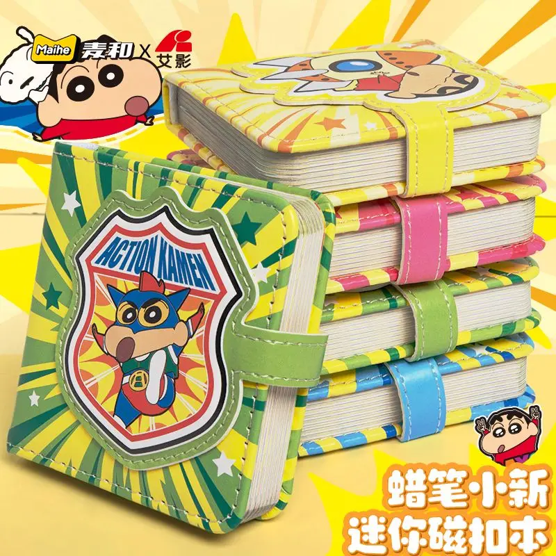 New Kawaii Anime Crayon Shin-Chan Notebook Square Magnetic Buckle Color Page Notebook For Students Cartoon Ins Gift For Girls
New Kawaii Anime Crayon Shin-Chan Notebook Square Magnetic Buckle Color Page Notebook For Students Cartoon Ins Gift For Girls