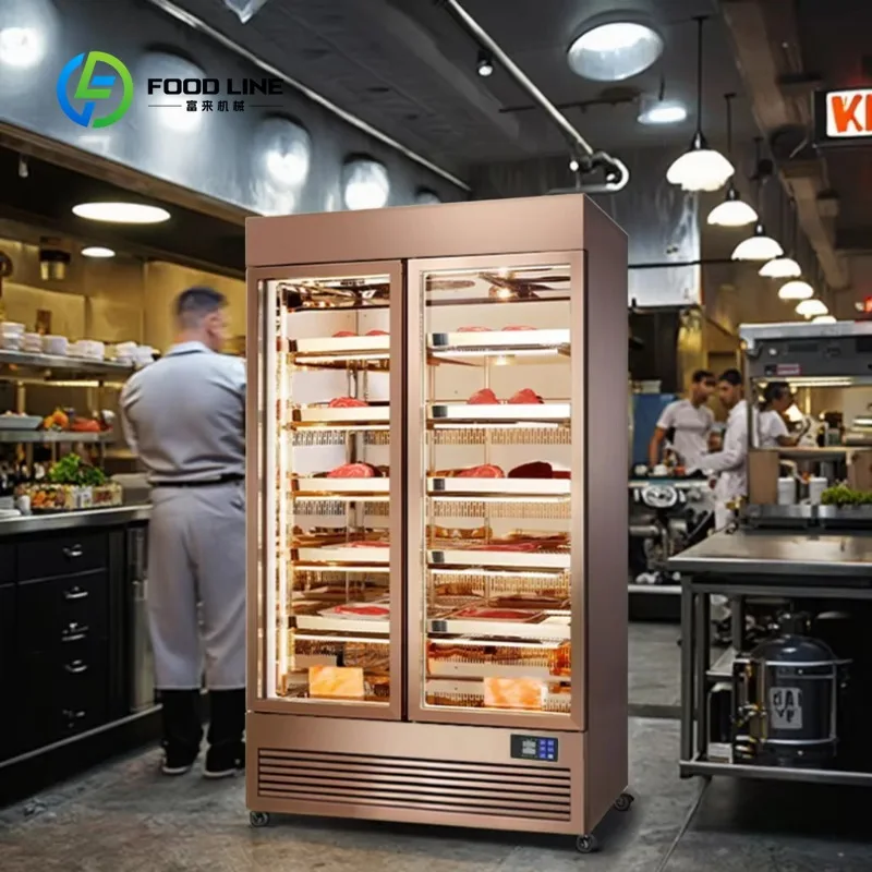 Dry Aging Refrigerator Customized Professional Single Temperature Beef Meat Two Door Aging Cabinet Showcase Kitchen Use
Dry Aging Refrigerator Customized Professional Single Temperature Beef Meat Two Door Aging Cabinet Showcase Kitchen Use