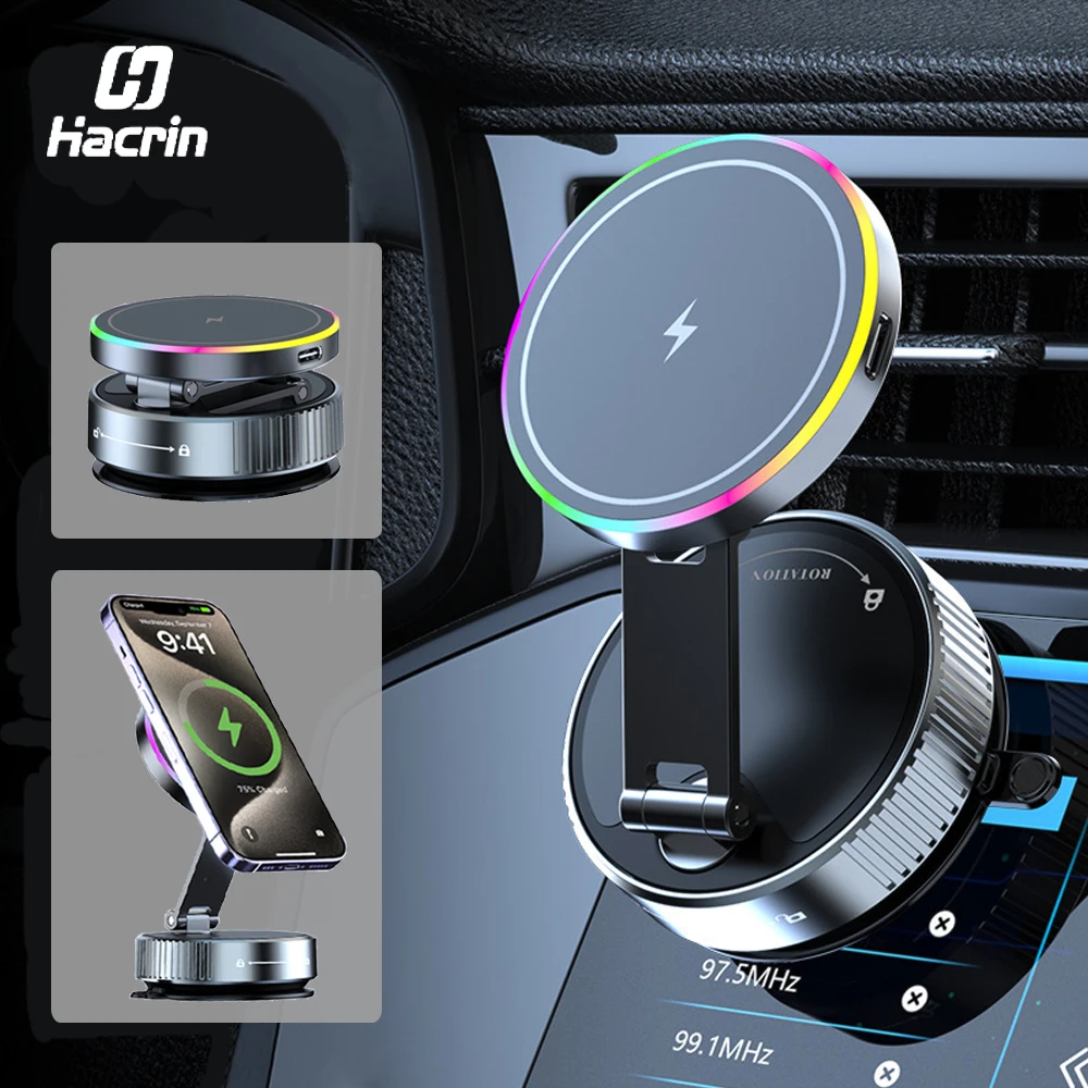 Автомобильное беспроводное зарядное устройство для iPhone 17, 16, 15, 14, 13, 12 Pro 360 ° Вращающаяся регулируемая магнитная присоска Автомобильная станция быстрой зарядки
Автомобильное беспроводное зарядное устройство для iPhone 17, 16, 15, 14, 13, 12 Pro 360 ° Вращающаяся регулируемая магнитная присоска Автомобильная станция быстрой зарядки