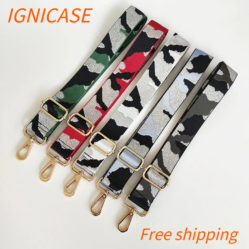 IGNICASE New Color Wide Shoulder Strap 3.8cm Camouflage Webbing Adjustable Messenger Women's Bag Accessories Long Strap
IGNICASE New Color Wide Shoulder Strap 3.8cm Camouflage Webbing Adjustable Messenger Women's Bag Accessories Long Strap