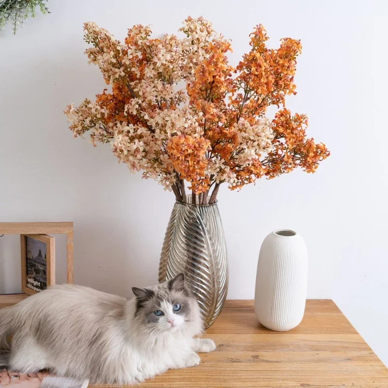 Simulation Lilac Branch Silk Fake Flower Home Decorative Orange Murraya Paniculata Floral Artificial Flowers Bedroom Decoration
Simulation Lilac Branch Silk Fake Flower Home Decorative Orange Murraya Paniculata Floral Artificial Flowers Bedroom Decoration