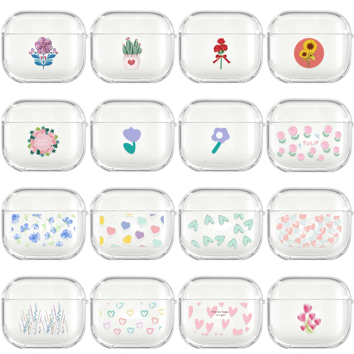 Tulip Daisy Floral Pattern TPU Anti-slip Silicone Case For Airpods Pro 3 Pro2 Pro For Airpods 4 3 1or2 Bluetooth Earphone Case
Tulip Daisy Floral Pattern TPU Anti-slip Silicone Case For Airpods Pro 3 Pro2 Pro For Airpods 4 3 1or2 Bluetooth Earphone Case