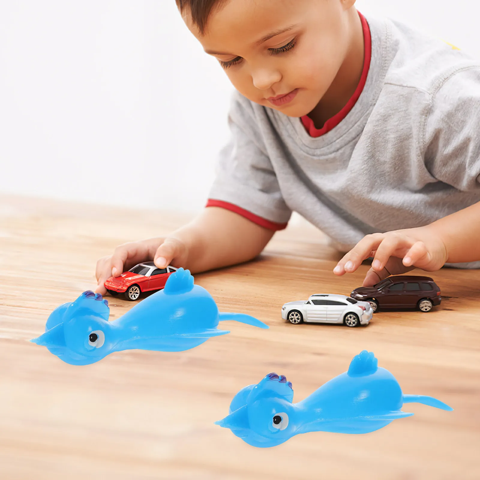 20 Pcs Chicken Accessories Elastic Toy Novelty Flick Cartoon Toys Sky-blue Soft
20 Pcs Chicken Accessories Elastic Toy Novelty Flick Cartoon Toys Sky-blue Soft