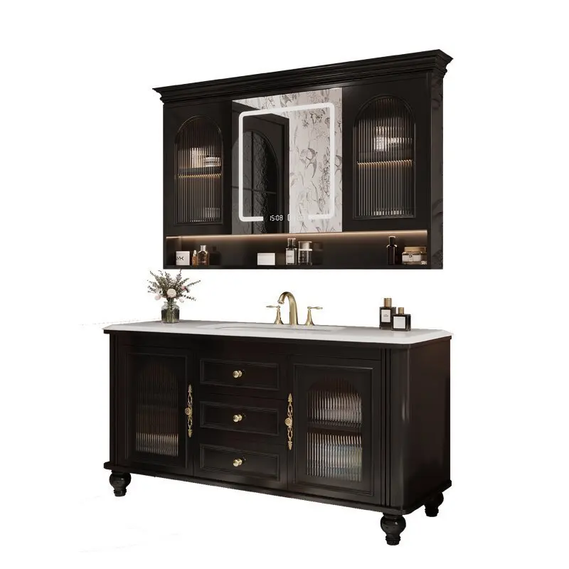 French oak, solid wood bathroom cabinet, toilet washbasin, floor-to-ceiling, light luxury washbasin cabinet
French oak, solid wood bathroom cabinet, toilet washbasin, floor-to-ceiling, light luxury washbasin cabinet