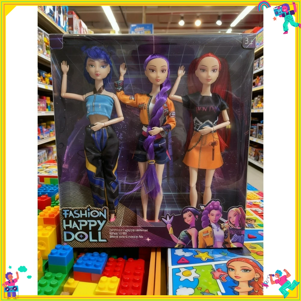 NEW Doll Toys Kpop Demon Hunters Action Figure Toy Rumi Mira Zoey Beautiful Princess Baby Girl Dolls Toy Gifts for Girls
NEW Doll Toys Kpop Demon Hunters Action Figure Toy Rumi Mira Zoey Beautiful Princess Baby Girl Dolls Toy Gifts for Girls