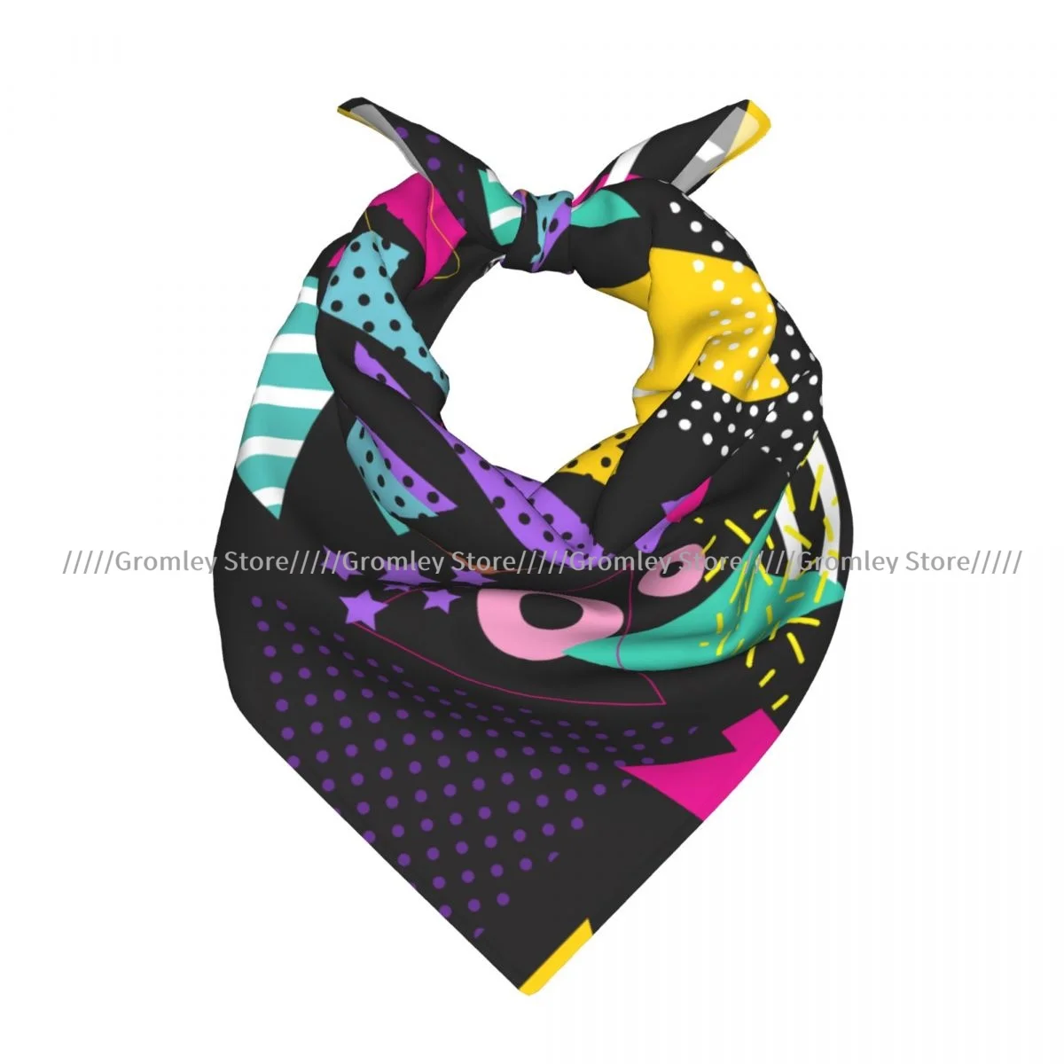 Square Scarf Women Geometric Retro 80s Style Pop Art Triangles Bandana Headscarf
Square Scarf Women Geometric Retro 80s Style Pop Art Triangles Bandana Headscarf