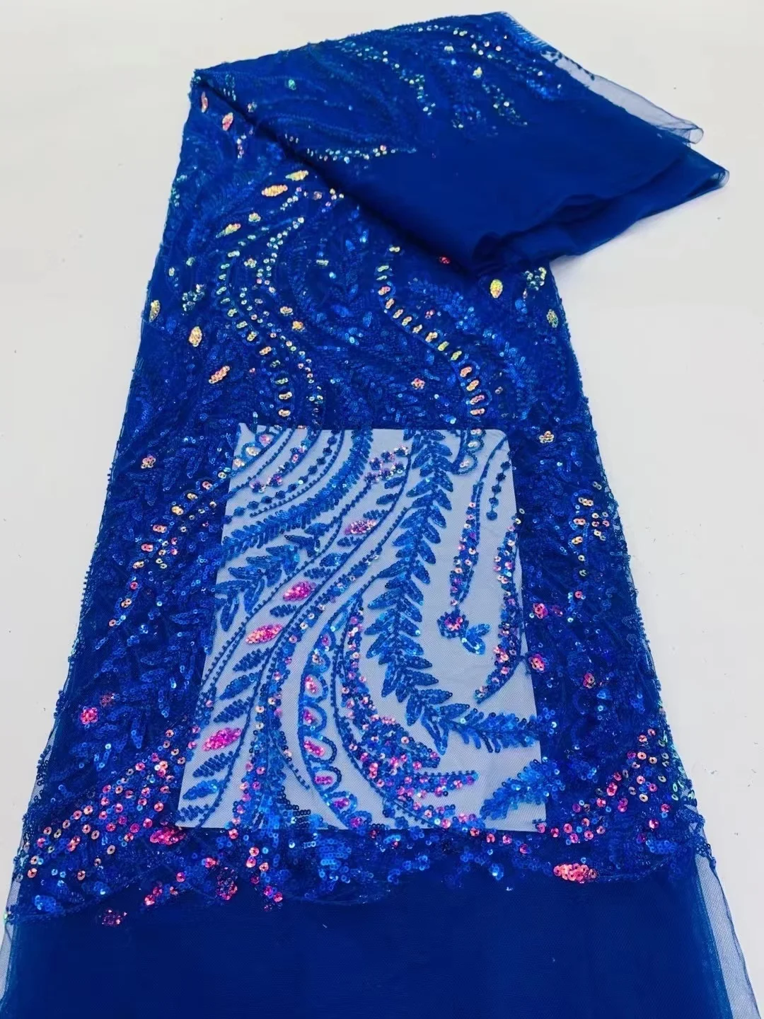 High Quality African Lace Fabric Velvet Lace Fabric With Sequins Beads Embroidery Nigerian Tulle Mesh Lace Fabric For Sewing
High Quality African Lace Fabric Velvet Lace Fabric With Sequins Beads Embroidery Nigerian Tulle Mesh Lace Fabric For Sewing