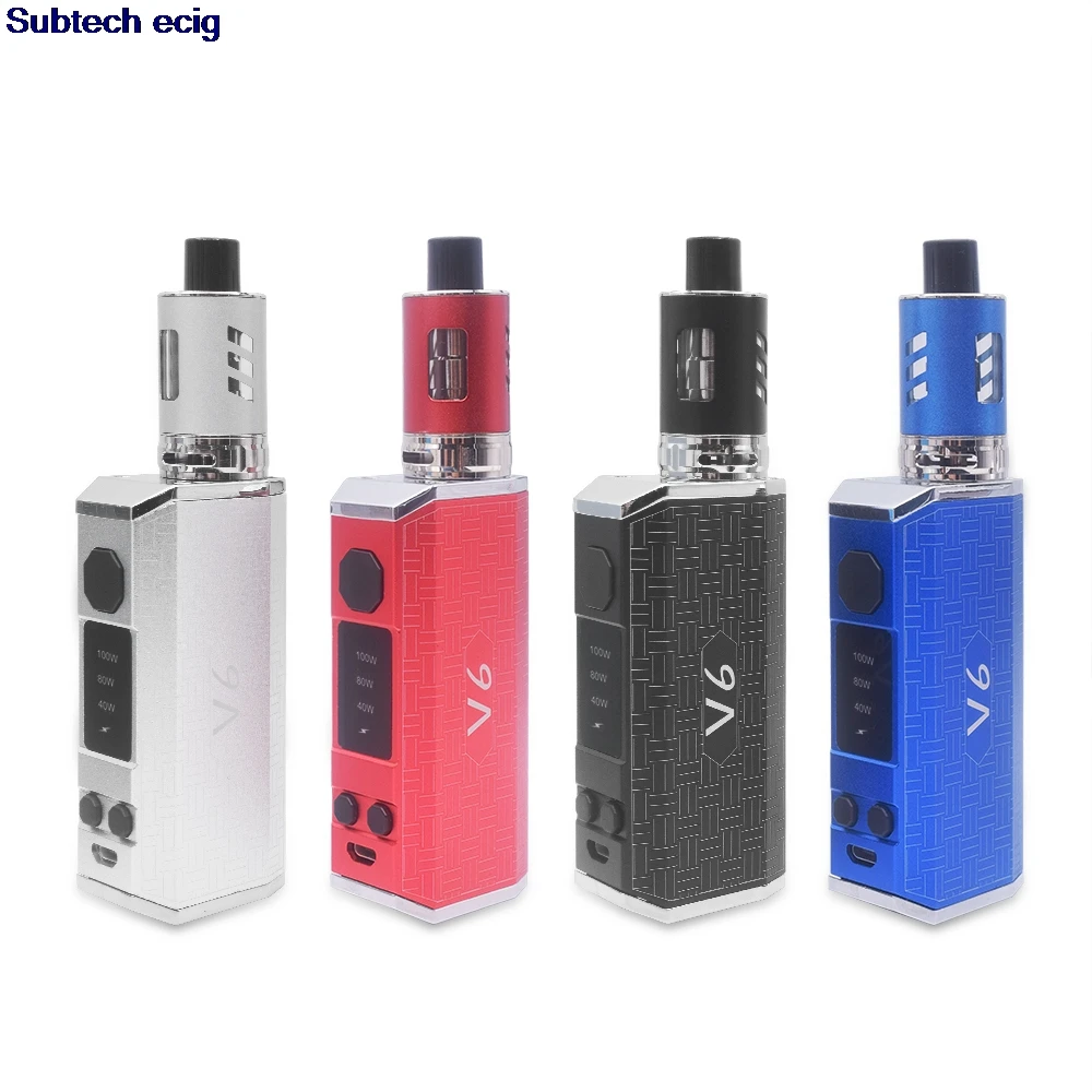 Оригинальная электронная сигарета V6 100 Вт, бокс-мод, испаритель, кальян, ручка, 2200 мАч, бак 3 мл, электронная сигарета, вейп, безопасный вейп, огромный пар
Оригинальная электронная сигарета V6 100 Вт, бокс-мод, испаритель, кальян, ручка, 2200 мАч, бак 3 мл, электронная сигарета, вейп, безопасный вейп, огромный пар
