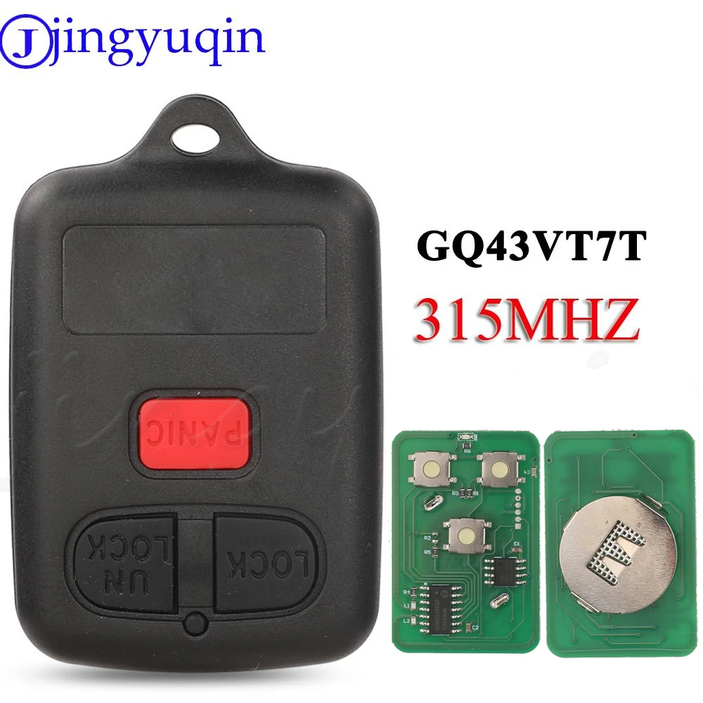 Jingyuqin 2+1Panic 3 Buttons Remote Car Key for Tovota COROLLA Vios Camry Sienna Remote Transmitter Auto Key Fob GQ43VT7T
Jingyuqin 2+1Panic 3 Buttons Remote Car Key for Tovota COROLLA Vios Camry Sienna Remote Transmitter Auto Key Fob GQ43VT7T